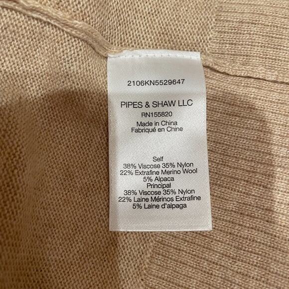 NEW Veronica Beard Danzie Long Cardigan in Beige - Picture 7 of 10